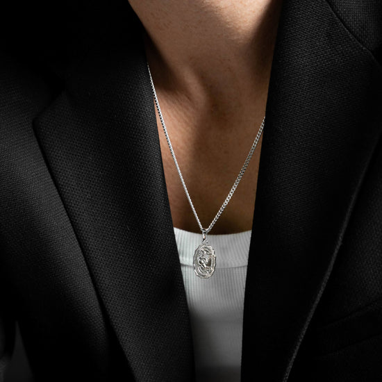 ENGELENKETTING 925 ZILVER GERHODINEERD - IDENTIM®