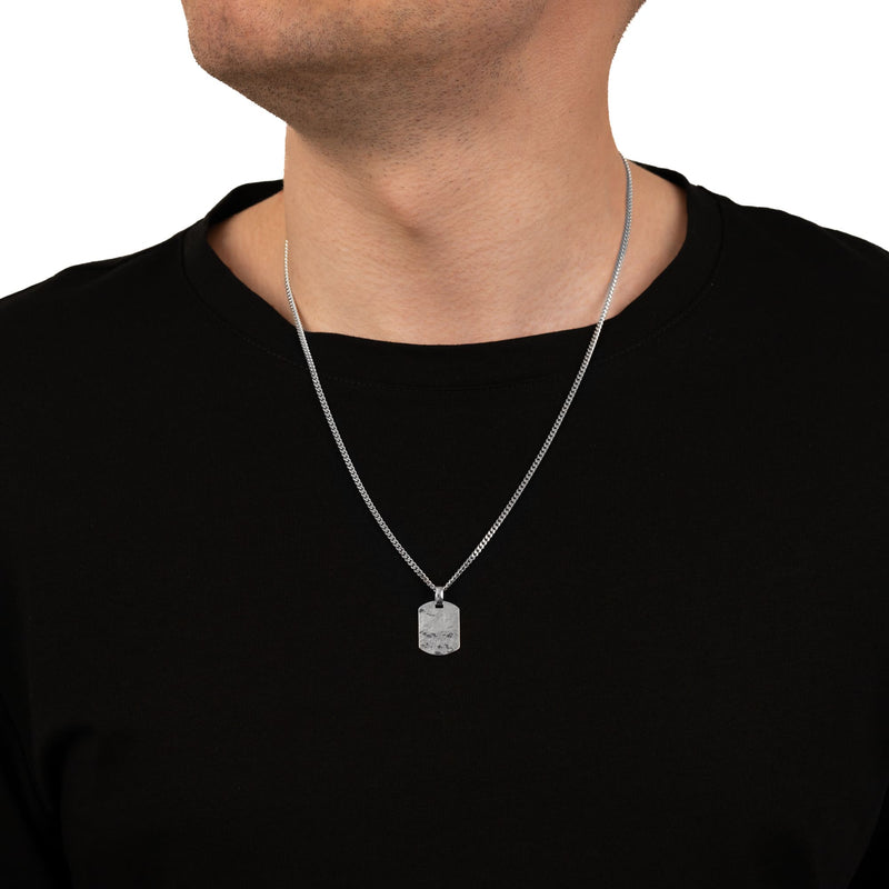 Wisiorek z tabliczką z grawerem na łańcuszek