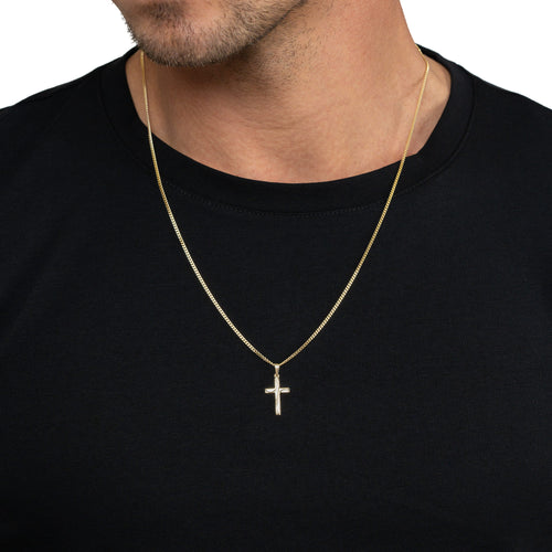 KREUZ HALSKETTE 333 GOLD