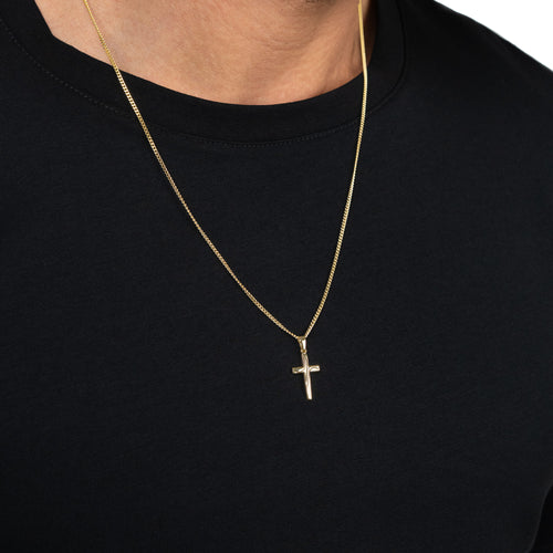 KREUZ HALSKETTE 333 GOLD