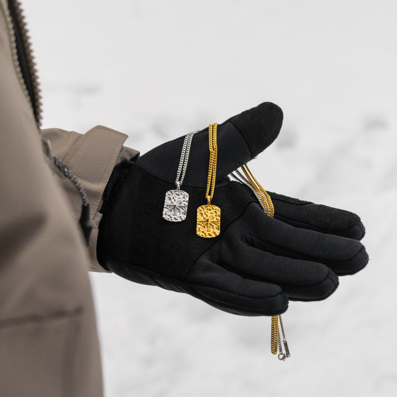 Kompass Halskette Anhänger