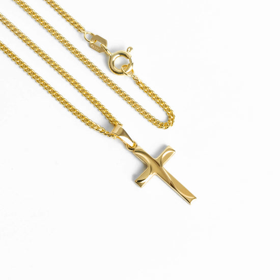 KREUZ HALSKETTE 333 GOLD - IDENTIM®