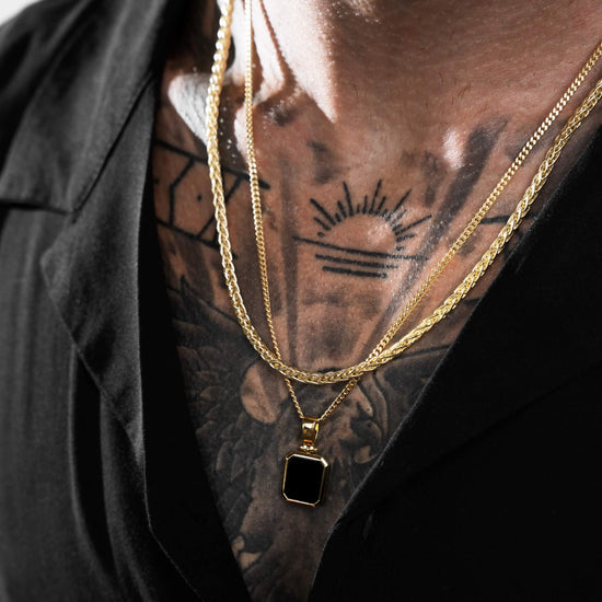 PLAIT CHAIN 925 SILVER 18 CARAT GOLD PLATED 3,60MM - IDENTIM®