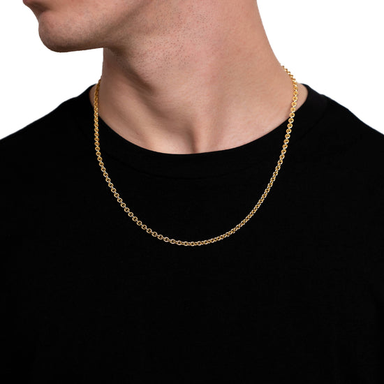 ANKERKETTE GOLDKETTE 4,00MM 585 GOLD - IDENTIM®