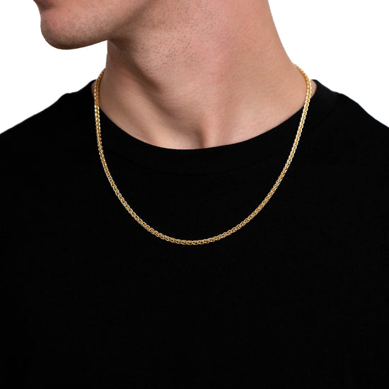 ZOPFKETTE GOLDKETTE 3,00MM 585 GOLD - IDENTIM®