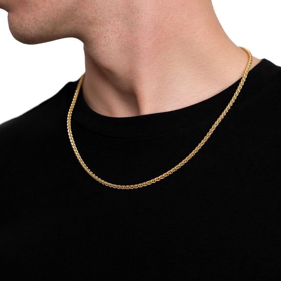 ZOPFKETTE GOLDKETTE 3,00MM 585 GOLD - IDENTIM®