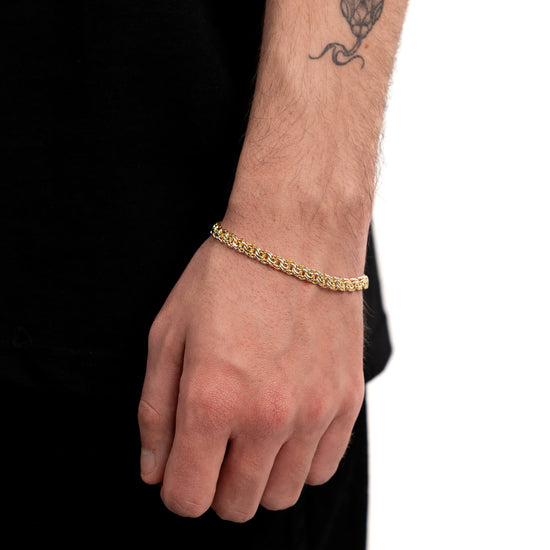 GARIBALDI BRACELET GOLD BRACELET 5,50MM 585 GOLD - IDENTIM®
