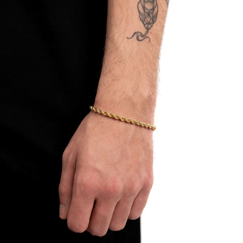Kordel Armband Goldarmband 4,50mm