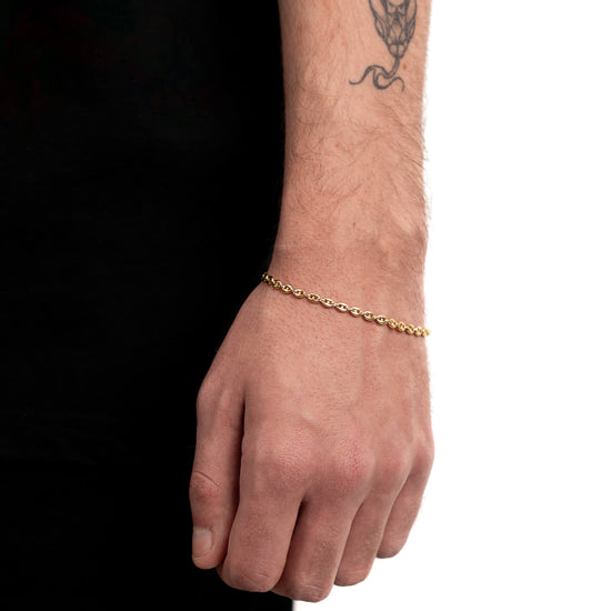 SHIP ANCHOR BRACELET GOLD BRACELET 3,50MM 585 GOLD - IDENTIM®