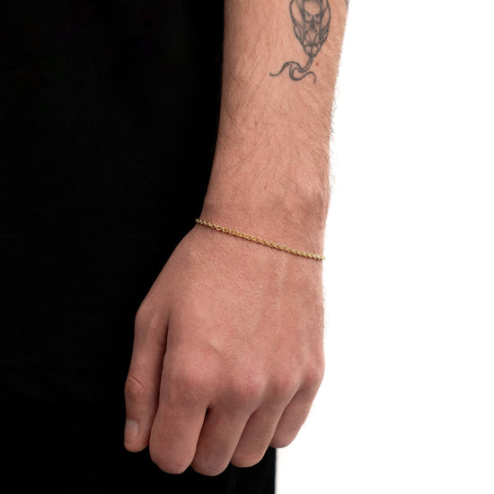 ANCHOR BRACELET GOLD BRACELET 2,70MM 585 GOLD - IDENTIM®