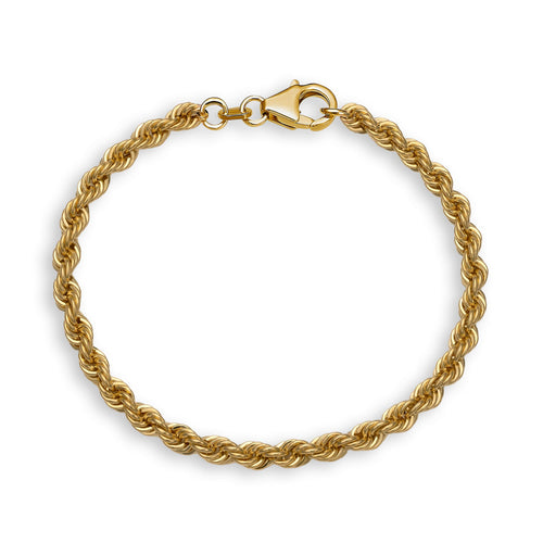Kordel Armband Goldarmband 4,50mm