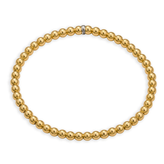 Kugel Armband Elastisch Goldarmband