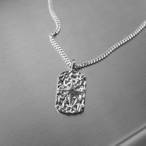 Kompass Halskette Anhänger