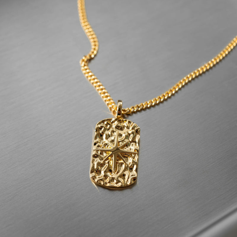 Kompass Halskette Anhänger