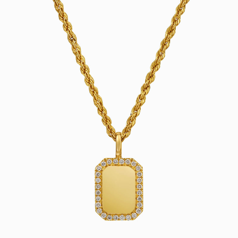 BRILLIANCE NECKLACE 585 GOLD LAB DIAMONDS