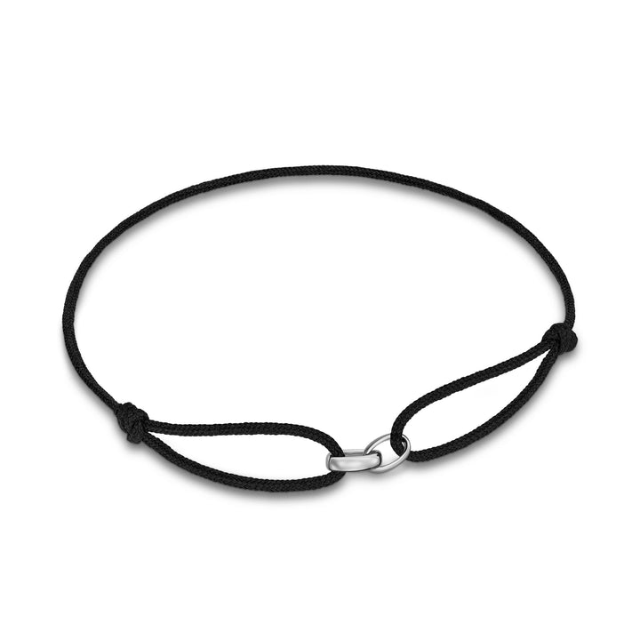 Glory Bracelet Schwarz Stoffarmband