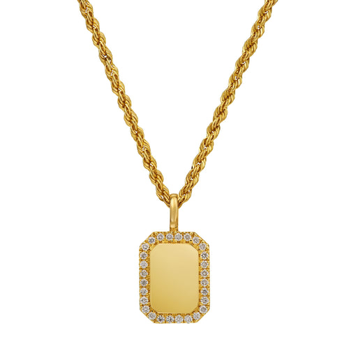 BRILJANTEN COLLIER 585 GOUD LAB DIAMANTEN