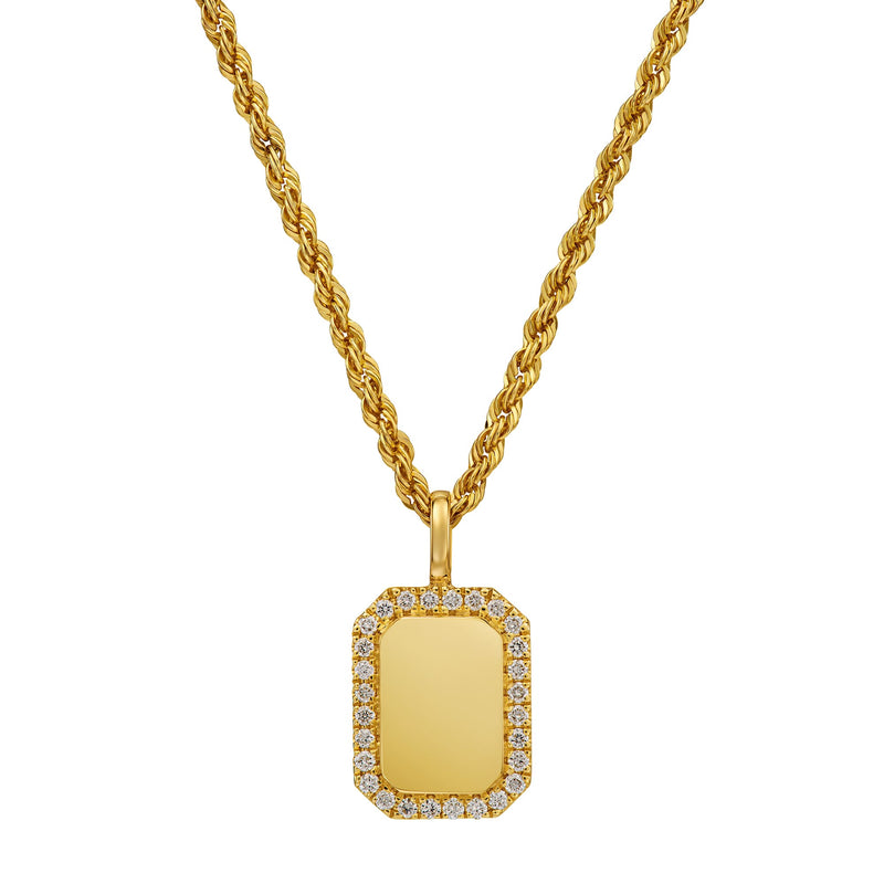 BRILJANTEN COLLIER 585 GOUD LAB DIAMANTEN