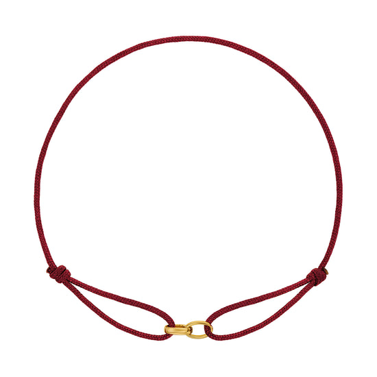 Glory Bracelet Bordeaux Fabric Bracelet