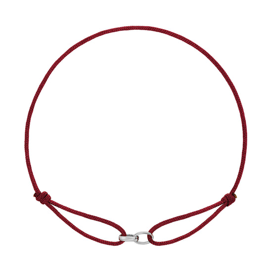 Glory Bracelet Bordeaux Fabric Bracelet