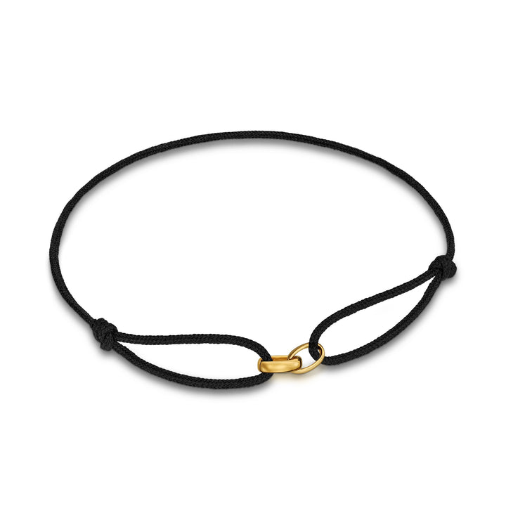 Glory Bracelet Schwarz Stoffarmband