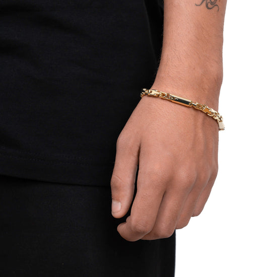 MONTE CARLO GOLD BRACELET 5,50MM 585 GOLD - IDENTIM®