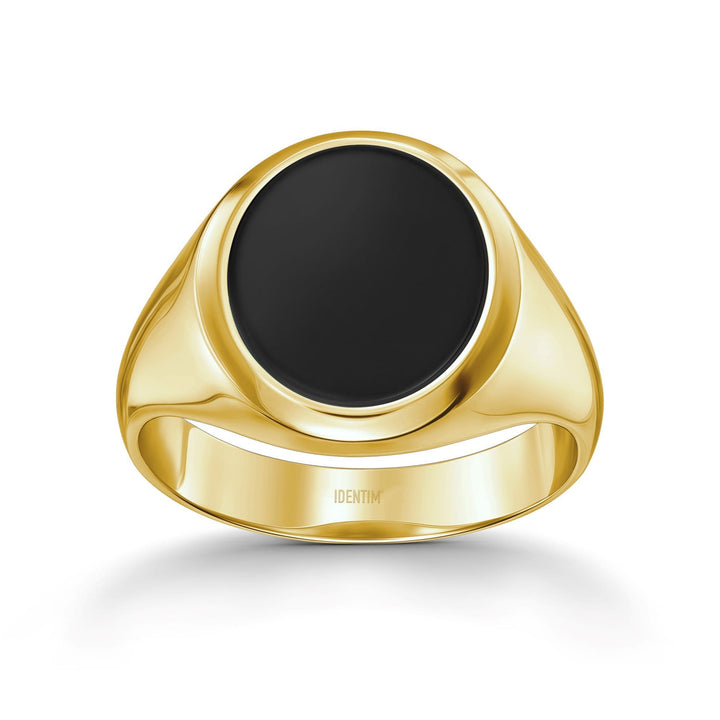 Siegelring Onyx Oval Herrenring
