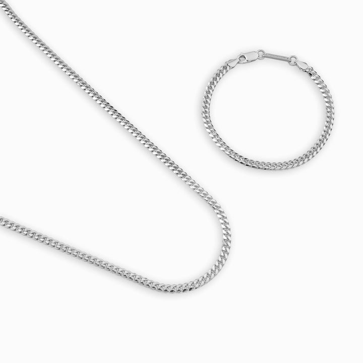 Zestaw ogniw czołgowych – bransoletka w stylu kubańskim, 4,00 mm