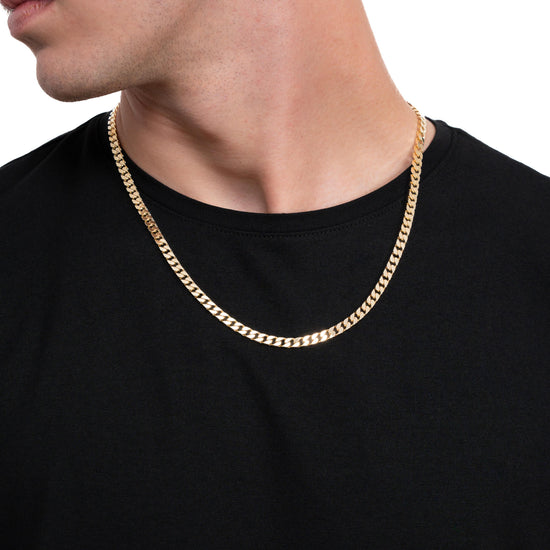 PANZERKETTE GOLDKETTE 4,50MM 333 GOLD - IDENTIM®