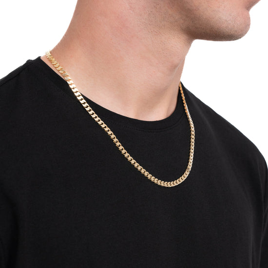 PANZERKETTE GOLDKETTE 4,50MM 333 GOLD - IDENTIM®