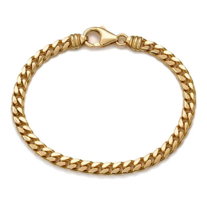PANZER ARMBAND KUBANISCH GOLDARMBAND 5,00MM 750 GOLD - IDENTIM®