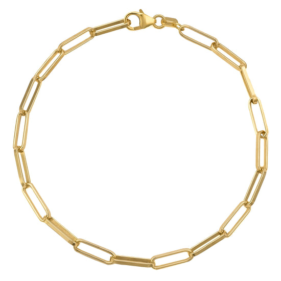 PAPERCLIP BRACELET GOLD BRACELET 3,00MM 585 GOLD - IDENTIM®