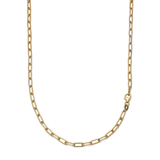 PAPERCLIPKETTE GOLDKETTE 3,50MM 585 GOLD - IDENTIM®