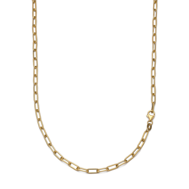 PAPERCLIP KETTING GOUD 3,50MM 585 GOUD - IDENTIM®