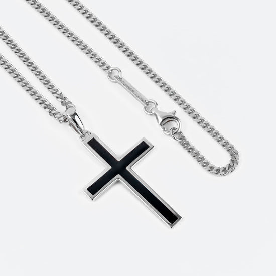 Kreuz Halskette Anhänger Emaile