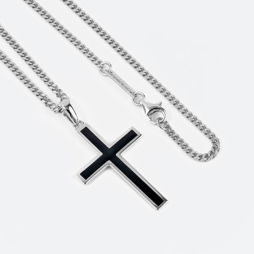Kreuz Halskette Anhänger Emaile