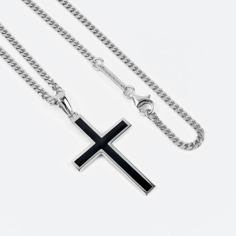 Kreuz Halskette Anhänger Emaile