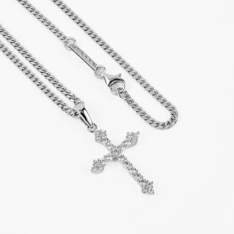 Kreuz Halskette Anhänger Iced Out