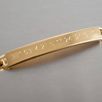 Gravurarmband Gravurplatte Figaro ID-Armband Personalisieren - 1