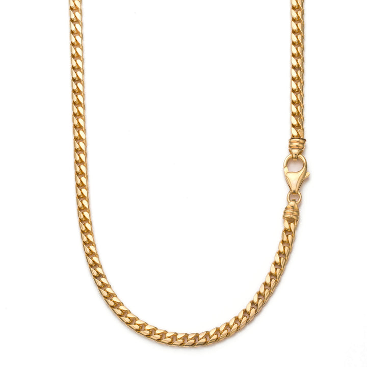 KRULKETTING KUBAANS GOUD 5,00MM 585 GOUD - IDENTIM®
