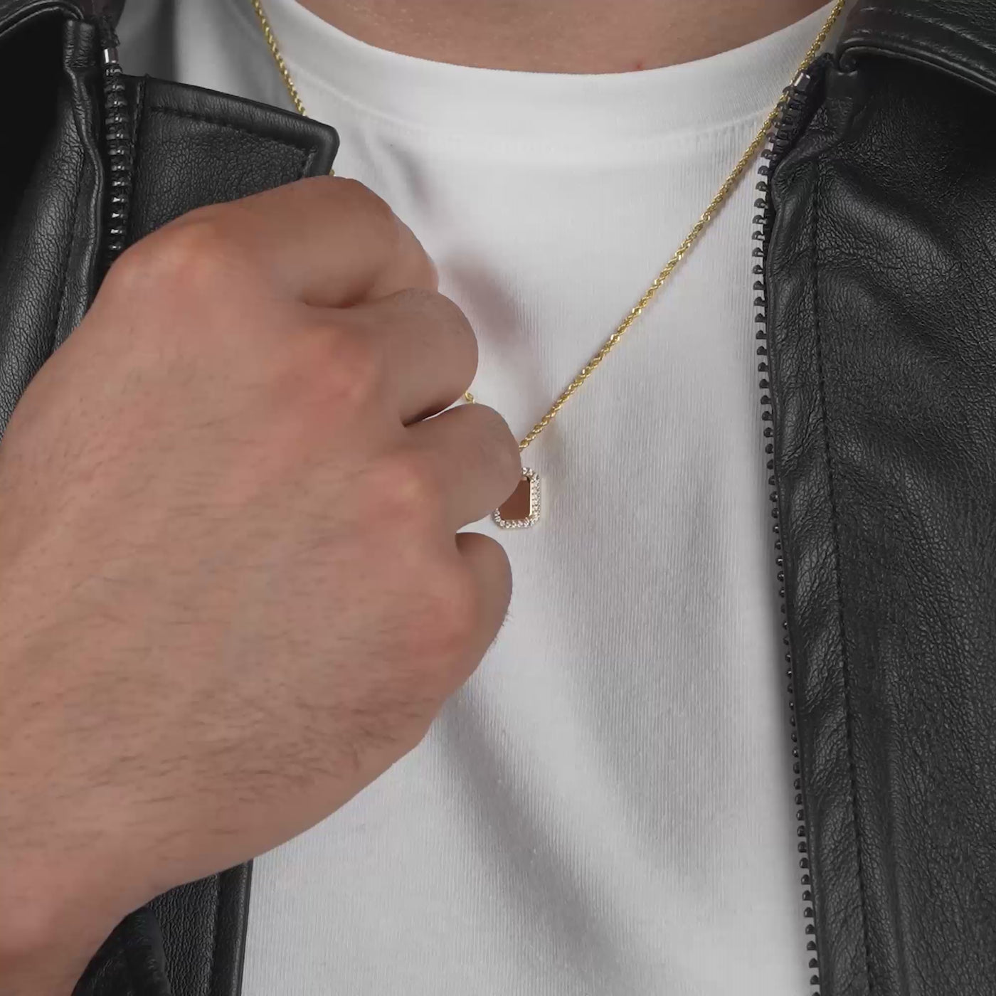 BRILLIANCE NECKLACE 585 GOLD LAB DIAMANTEN