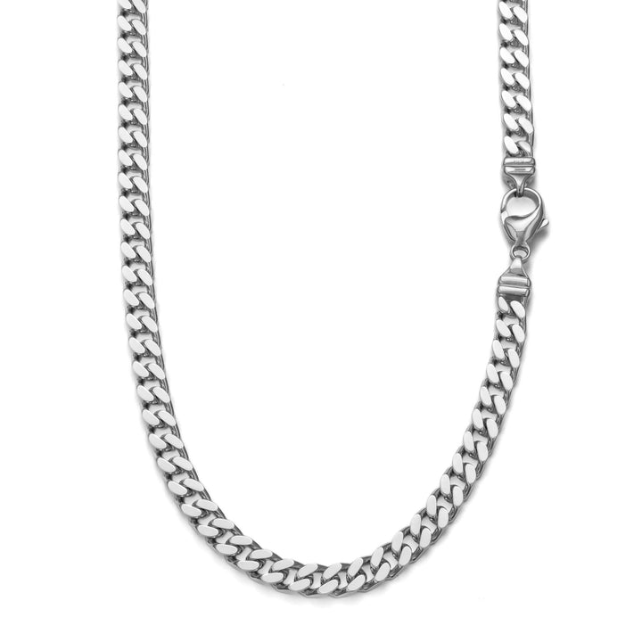 PANZER CHAIN GOLD CHAIN 6.00MM 585 WHITE GOLD - IDENTIM®