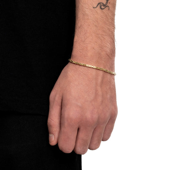 KINGS BRACELET GOLD BRACELET 2,50MM 585 GOLD - IDENTIM®