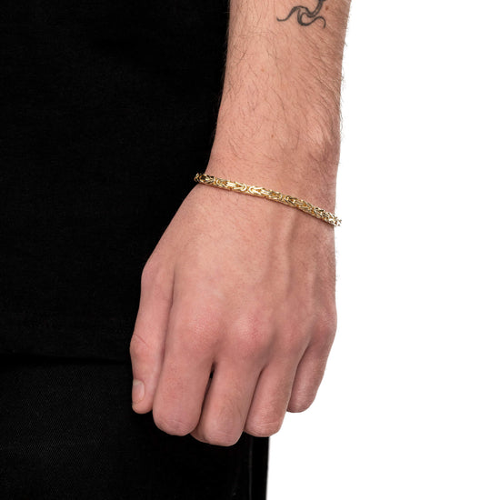 KINGS BRACELET GOLD BRACELET 4,00MM 585 GOLD - IDENTIM®