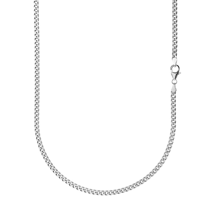 ŁAŃCUSZEK DO KRAWĘŻNIKA SREBRO 925 RODOWANE 3,30MM - IDENTIM®