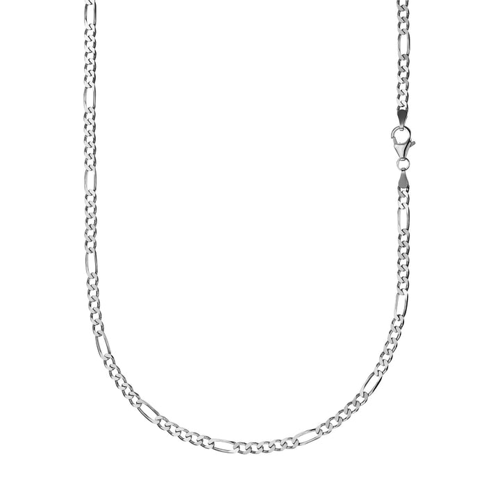 NASZYJNIK FIGARO SREBRO 925 RODOWANE 3,40MM - IDENTIM®