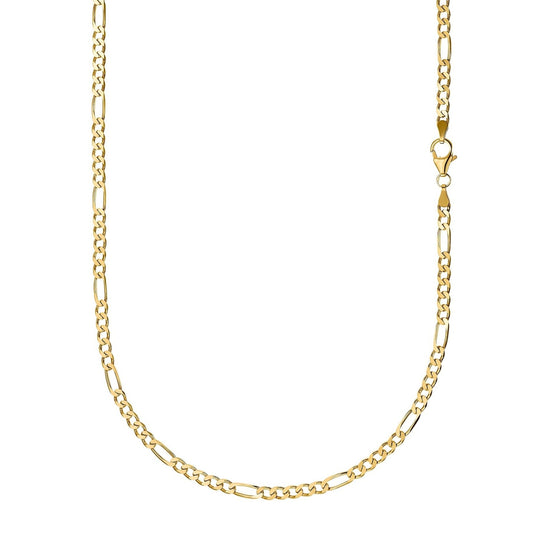 FIGAROKETTE 925 SILBER 18 KARAT VERGOLDET 3,40MM - IDENTIM®