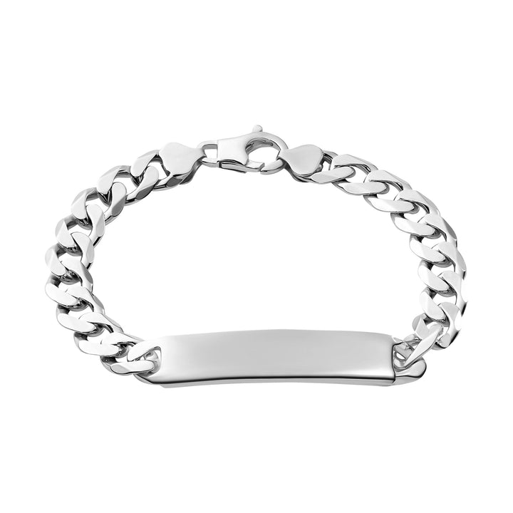 IDENTIM® ID bracelet curb chain faceted wide with your desired