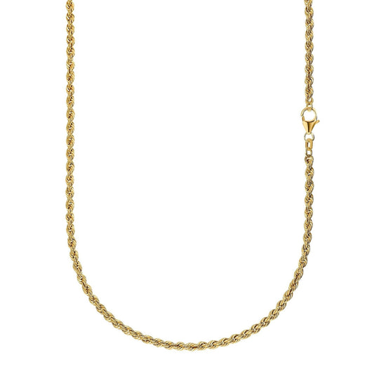 KORDELKETTE 925 SILBER 18 KARAT VERGOLDET 3,20MM - IDENTIM®