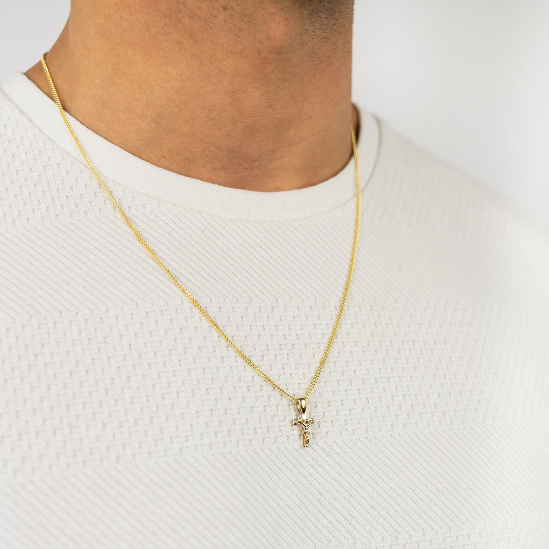 18K Gold Gefüllte Kruzifix-Halskette